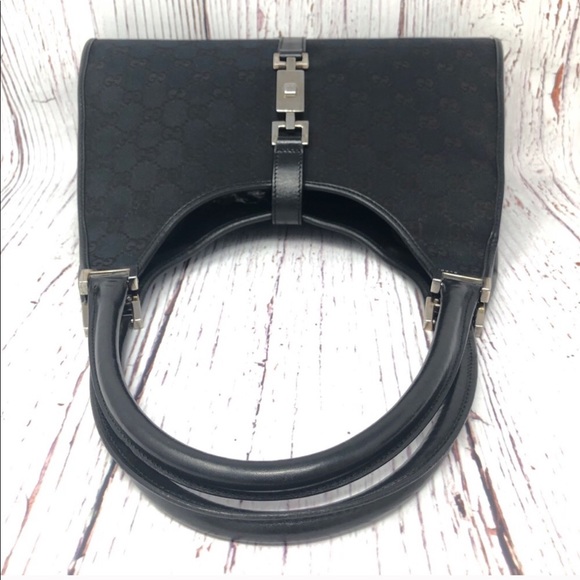 Gucci GG Black Monogram Hobo - Picture 4 of 8